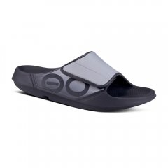 OOFOS Women's OOahh Sport Flex Sandal- Gray