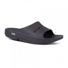 OOFOS Women's OOahh Slide Sandal - Black