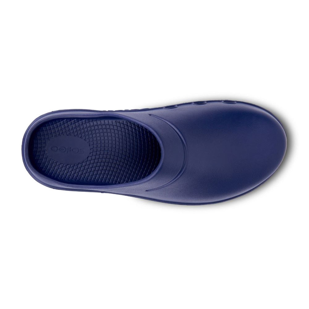 OOFOS Men's OOcloog Clog - Navy
